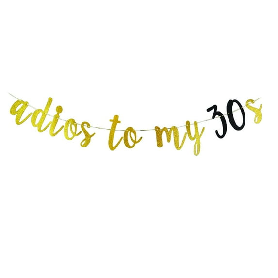 Adios To My 30S Banner For 40th Birthday Party Decorations,40th Birthday Party Sign