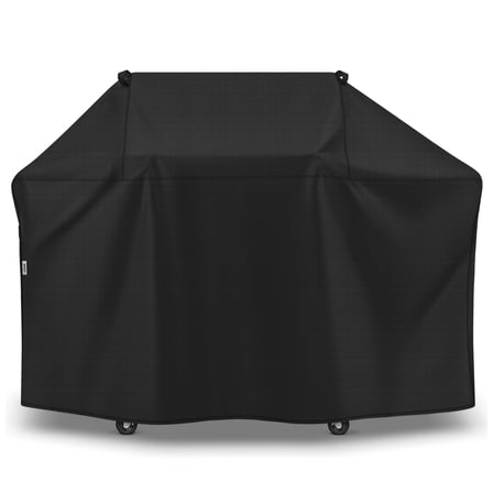 Adiqo 63 Inch Grill Cover for Weber Genesis 300 Series and New 2022 Genesis 300 Grills, Outdoor BBQ Cover with Waterproof Vinyl with Polyester Lining, Compare to Weber 7757