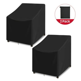 Waterproof Stackable Chair Covers Outdoor Patio Furniture Covers Stacked Chairs 210D Oxford Lounge Chair Covers Outdoor Stack Chairs for All Weather Protection 27 L x 27 W x 28 H Walmart