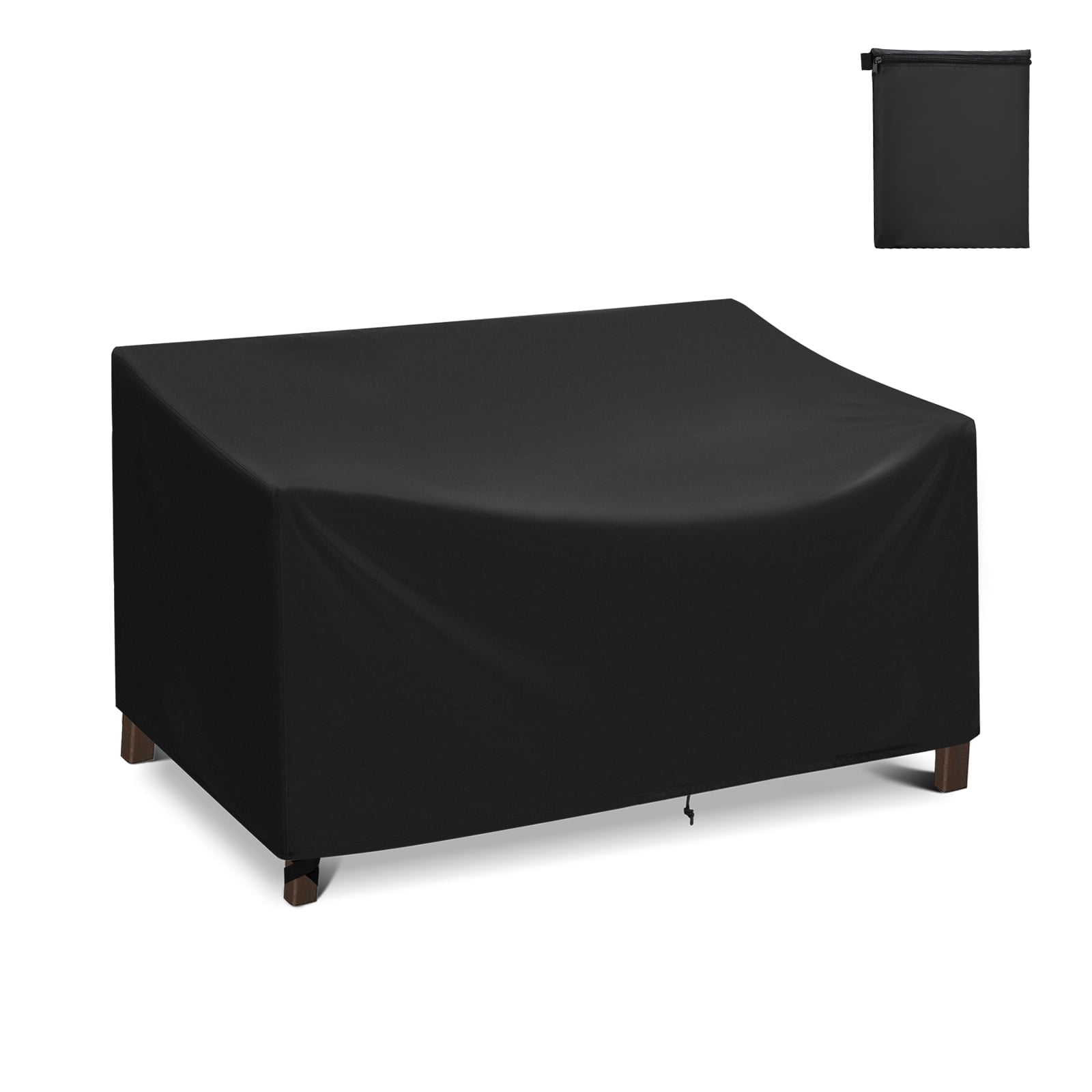 Adiqo Patio Loveseat Cover Waterproof, Outdoor Bench Cover, Outdoor