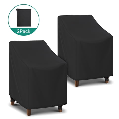 Adiqo Waterproof Patio Chair Covers, Outdoor Rocking Chair Covers, Outdoor Furniture Covers for Patio Lawn Garden Wicker Furniture 2 Pack, 27"W x 34"D x 32"H