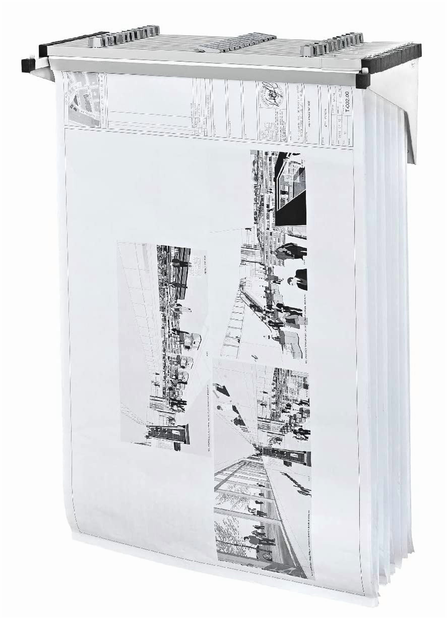 Adir Blueprint Wall Rack - Blueprint Plans Organizer and Construction ...
