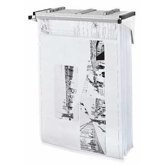 Adir Blueprint Wall Rack - Blueprint Plans Organizer and Construction Plan Holder - Poster Display and Map Rack for Office and Home (Without Blueprint Clamps)
