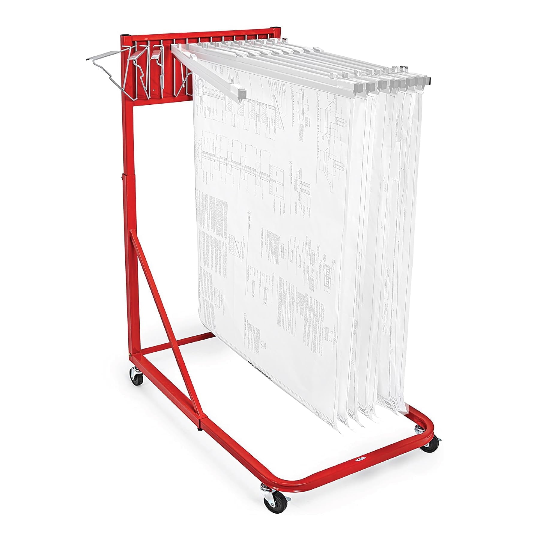 Adir Mobile Blueprint Holder – Construction Plan Rack, Map Organizer ...