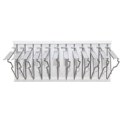 Adir Wall Mount Blueprint Rack- Blue Print Organizer, Poster Wall Mount Display, Map Storage Holder with 12 Pivot Brackets