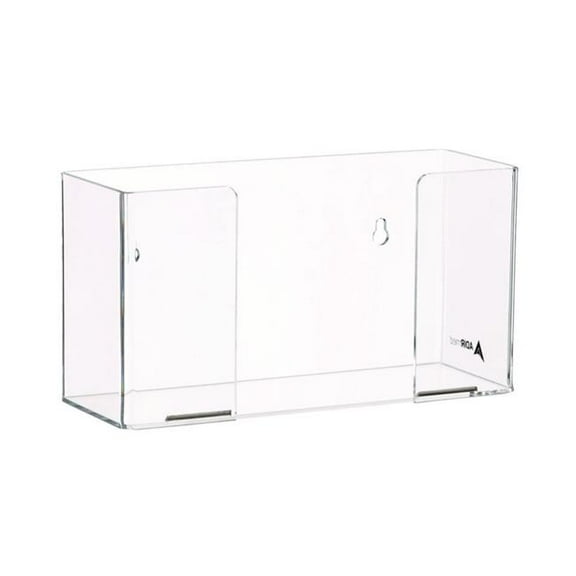 AdirMed ALHI90201 Acrylic Glove Dispenser, Single Box Capacity, 10.2 x 3.5 x 5.3, Clear