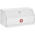 thumbnail image 1 of AdirMed Locking Medicine Box, First Aid Steel Lock Box for Medication, Wall Mounted Medicine Lock Box with Key, 6"D x 12.25"W x 5.9"H, 1 of 6