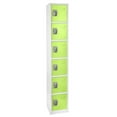 thumbnail image 1 of AdirOffice 72" Steel Large Metal Storage Locker Organizer for School & Office With 6 Doors, Green, 1 of 7