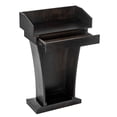 thumbnail image 1 of AdirOffice Church Pulpit, Wooden Podium - Height 37.5" Pulpits for Churches with Large Drawer (Black), 1 of 1