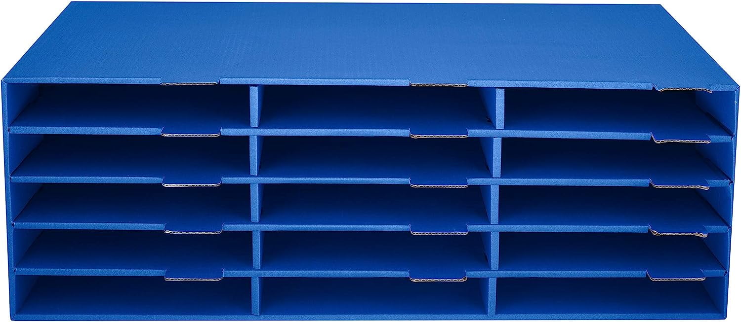 AdirOffice Classroom Paper Literature Organizer File Sorter, Classroom
