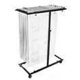 thumbnail image 1 of AdirOffice Mobile Blueprint Holder Vertical File Organizer for Hanging Files, Black, 1 of 11