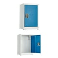 thumbnail image 1 of AdirOffice Steel 24 Metal Storage Cabinet Locker For Kids 1 Tier w/Key and Internal Hooks, Blue, 1 of 6