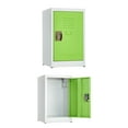 thumbnail image 1 of AdirOffice Steel 24" Metal Storage Locker - 1 Tier w/Key and Internal Hooks, Green, 1 of 7