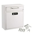 thumbnail image 1 of AdirOffice Ultimate Drop Box Wall-Mounted Mailbox - Hanging Secured Postbox - Durable Spacious Key or Combination Lock Box Great for After Hours Deposits Payments Key and Letter Drop, 1 of 1