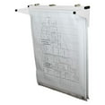 thumbnail image 1 of AdirOffice White Sheet File Blueprint Storage Steel Drop Lift Wall Organizer Rack, 1 of 3