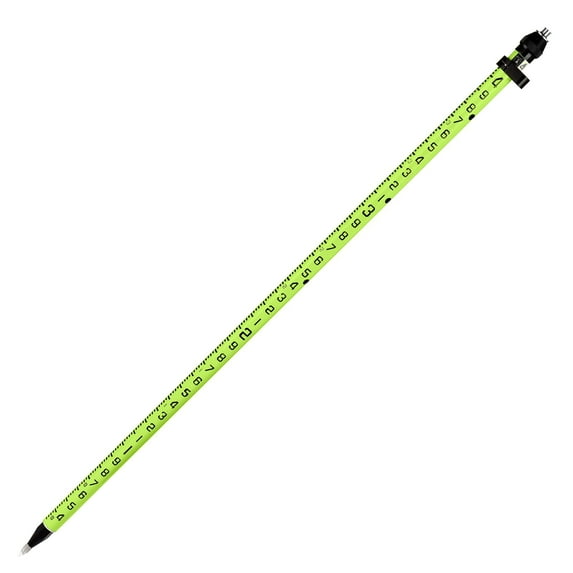 AdirPro 3-Position Snap-Lock Rover Rod – Aluminum GPS Pole – 1 Piece Design with Outer GT Graduations for Land Surveying & Engineering (Green)