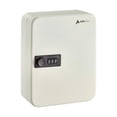 thumbnail image 1 of Adiroffice 30 Key Combination Lock Wall Mount Key Cabinet Safe, White, 1 of 6