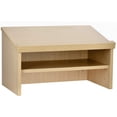 thumbnail image 1 of AdirOffice Medium Oak Table Top Portable Lectern Podium, 1 of 6