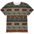 thumbnail image 1 of Adirondack Bear Moose Pattern All Over Youth T Shirt Multi YMD, 1 of 1