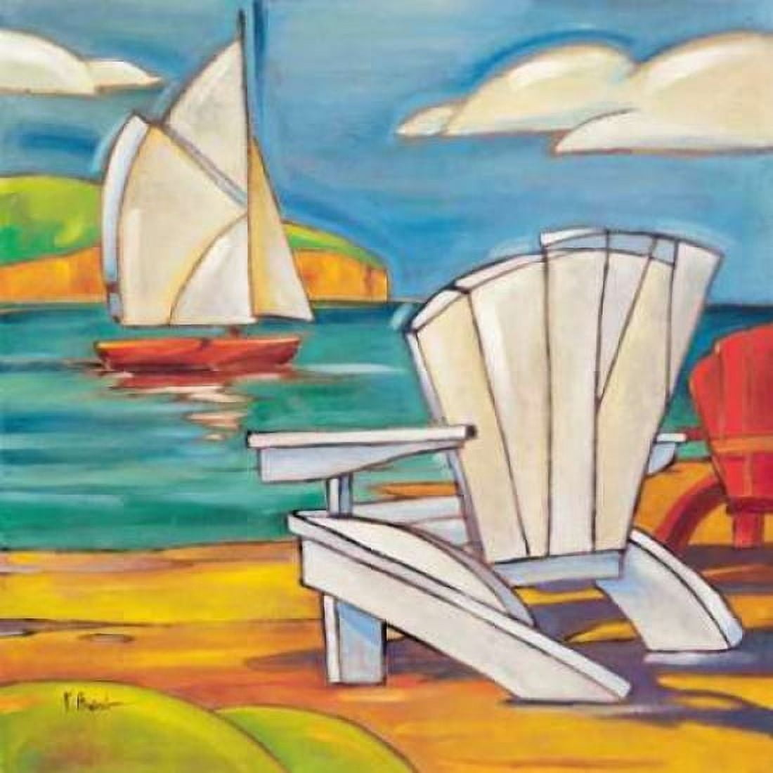 Adirondack Chair Canvas Art - Paul Brent (24 x 24)