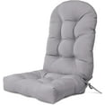 thumbnail image 1 of Adirondack Chair Cushion,Non-Slip Rocking Chair Cushion,44×19×4 Ince Patio with Ties Back,Waterproof Seat Cushion (Light Gray(TPU)), 1 of 7