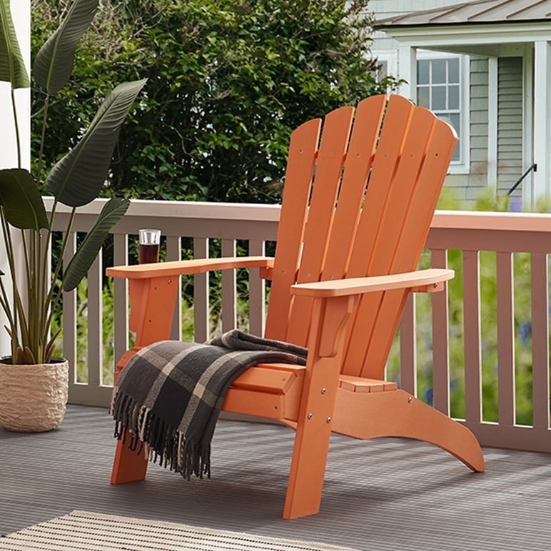 GONICHA Adirondack Chair, Oversized Poly Lumber Fire Pit Chair