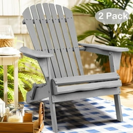 30 in. Heavy Duty Plastic Adirondack Chair Black Walmart