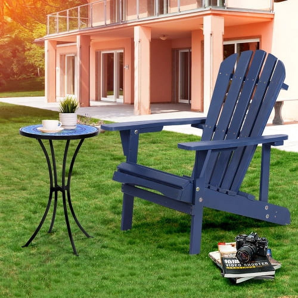 Adirondack Chair Solid Wood Outdoor Patio Furniture for Backyard ...