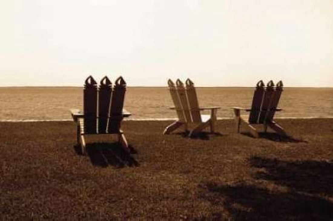 Adirondack Chairs II Canvas Art - Alan Hausenflock (12 x 18)