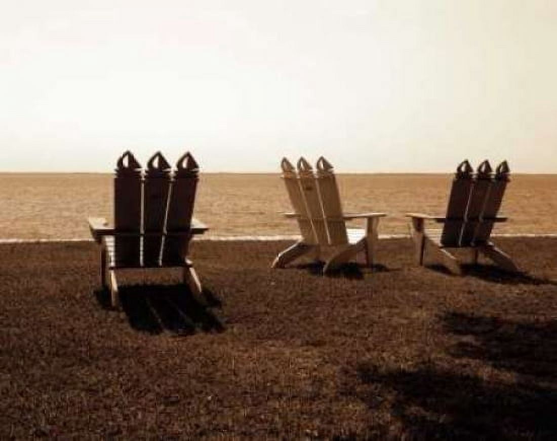 Adirondack Chairs II Canvas Art - Alan Hausenflock (24 x 30)