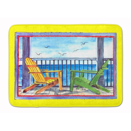 Adirondack Chairs Yellow Machine Washable Memory Foam Mat