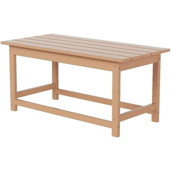 Adirondack Conversation Table, HDPE Outdoor Drink Table, Weather-Resistant Patio Coffee Table for Backyard, Porch, Balcony, Poolside