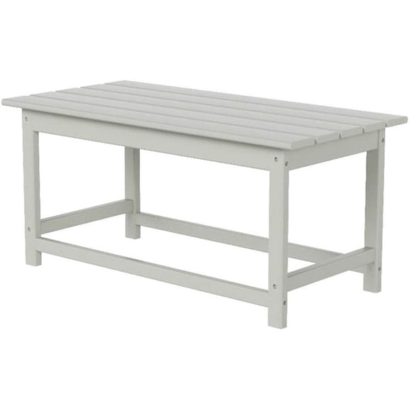 Adirondack Conversation Table, HDPE Outdoor Drink Table, Weather-Resistant Patio Table for Pool, Backyard, Porch, Balcony