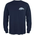 thumbnail image 1 of Adirondack Frostbite - Dual Logo Navy Youth Long Sleeve T-Shirt - Youth Medium, 1 of 2