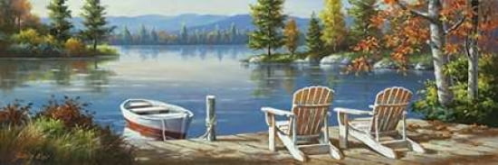 Adirondack II Canvas Art - Sung Kim (12 x 36)