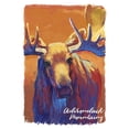 thumbnail image 1 of Adirondack Mountains, Moose, Vivid (12x18 Wall Art Poster, Room Decor), 1 of 3