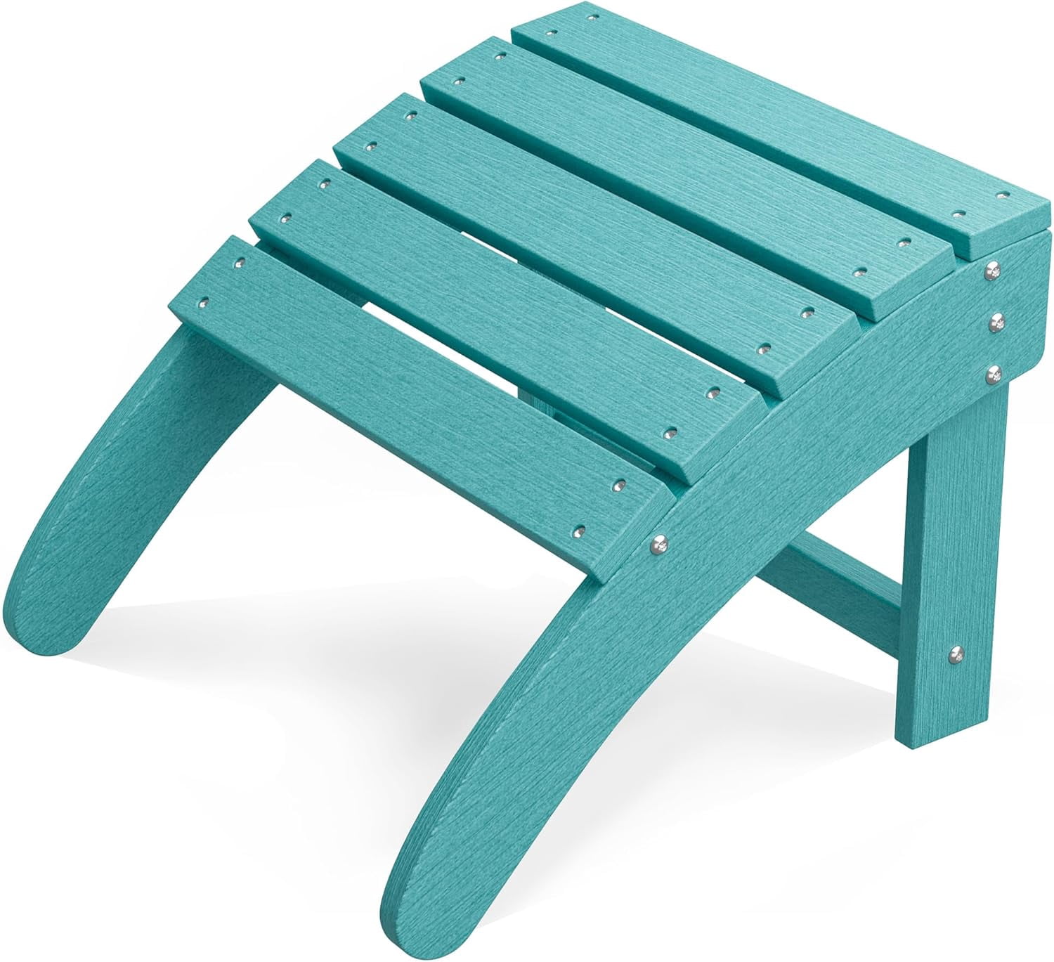 Adirondack Ottoman Foot Rest, Weather Resistant Patio Footrest for Adirondack Chair, AdirondackChair Footrest Resin for Outside Porch Pool Lawn Backyard