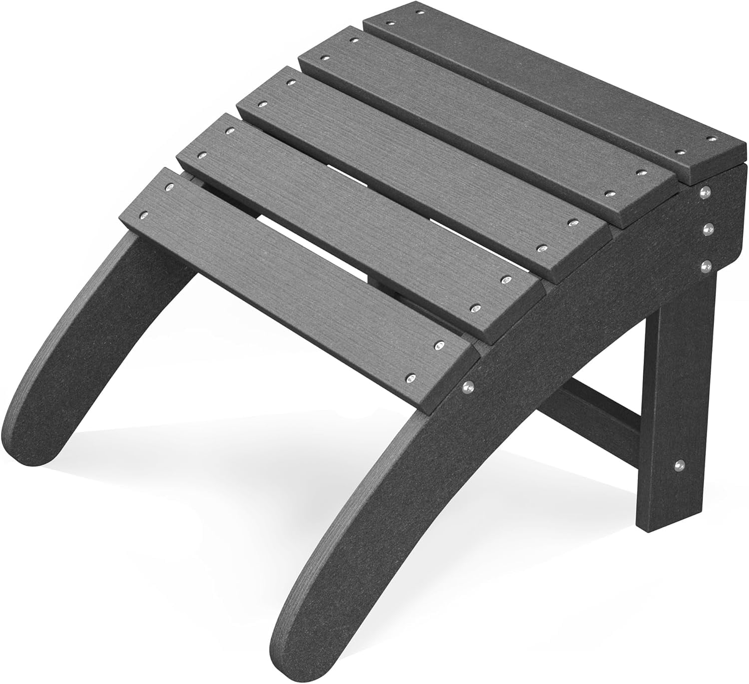 Adirondack Ottoman Foot Rest, Weather Resistant Patio Footrest for Adirondack Chair, AdirondackChair Footrest Resin for Outside Porch Pool Lawn Backyard