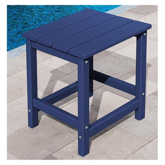 Adirondack Outdoor Side Table, Navy