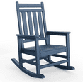 thumbnail image 1 of Adirondack Rocking Chair Outdoor - Heavy Duty 380lb Capacity HDPE Plastic Patio Rocker, All-Weather Fire Pit Chair for Porch, Deck, Lawn & Garden - Easy Assembly, 1 of 8