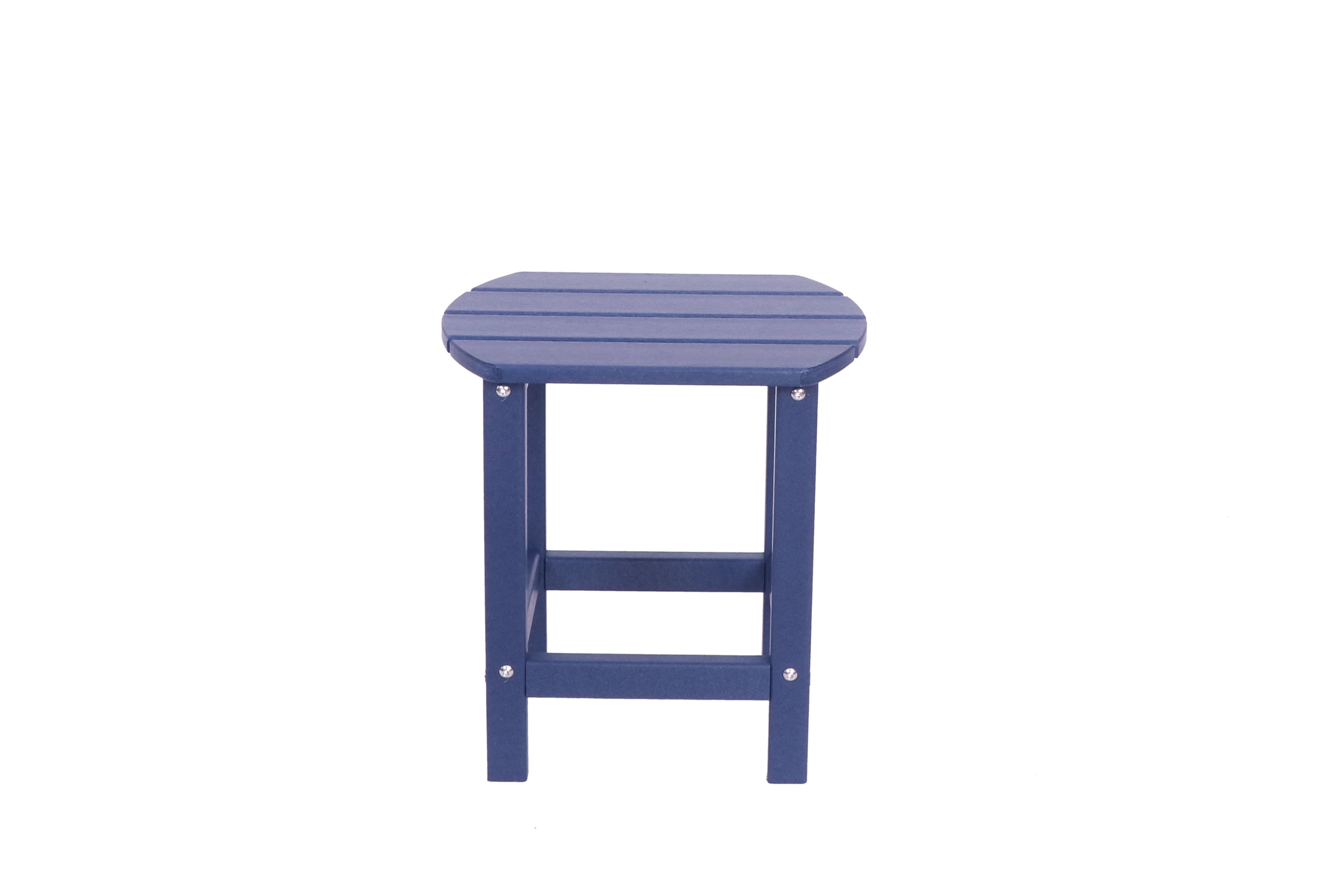 Adirondack Side Table 15x15x18 Inch Recycled HDPE Weather UV Resistant for Patio Garden Poolside