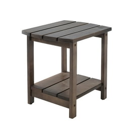 Patio Side Table Small Outdoor Table Low Maintenance for its Weather Resistant Materials Black Walmart