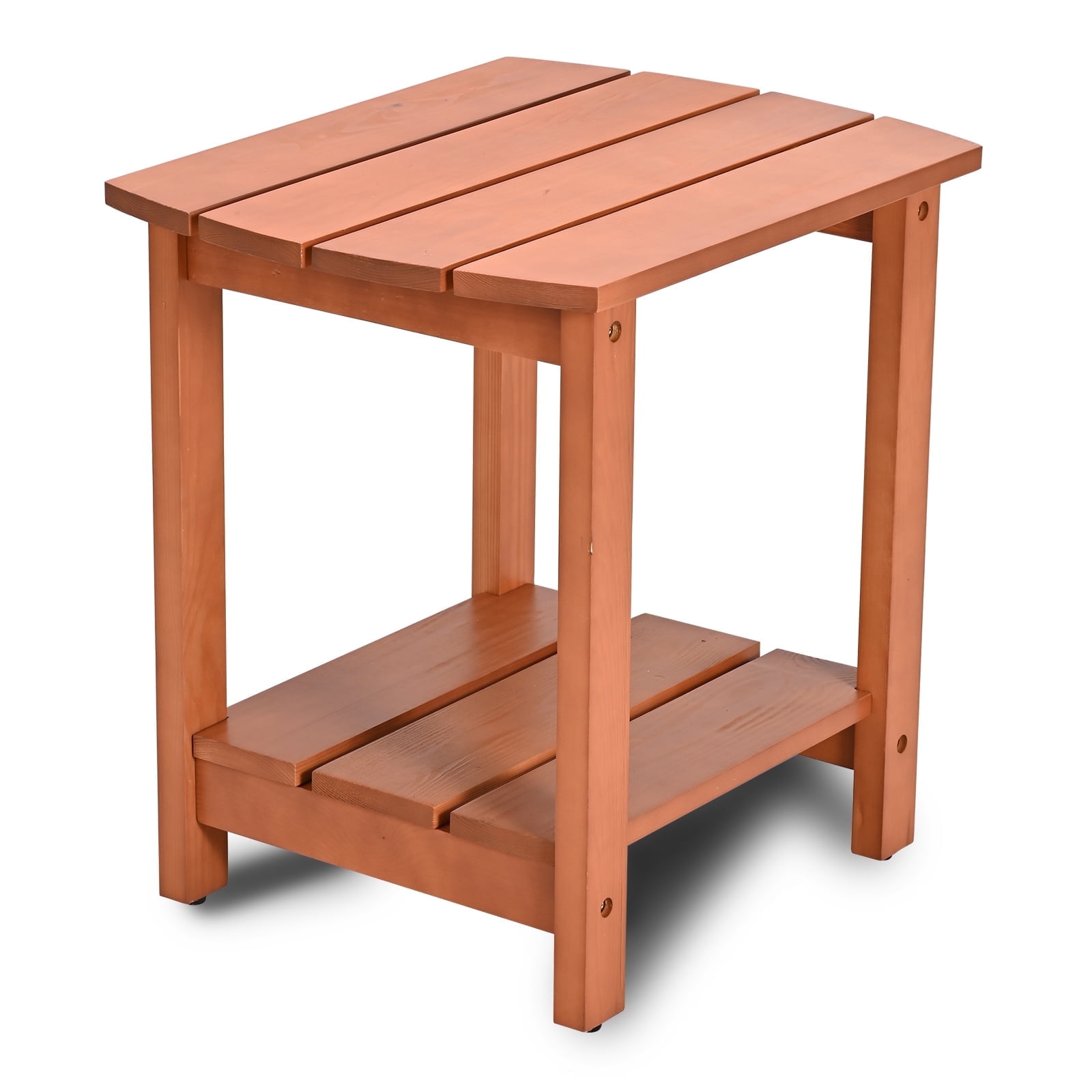 Adirondack Side Table 18", Solid Wood End Tables, Small Outdoor Coffee Table Porch Table Pine ...