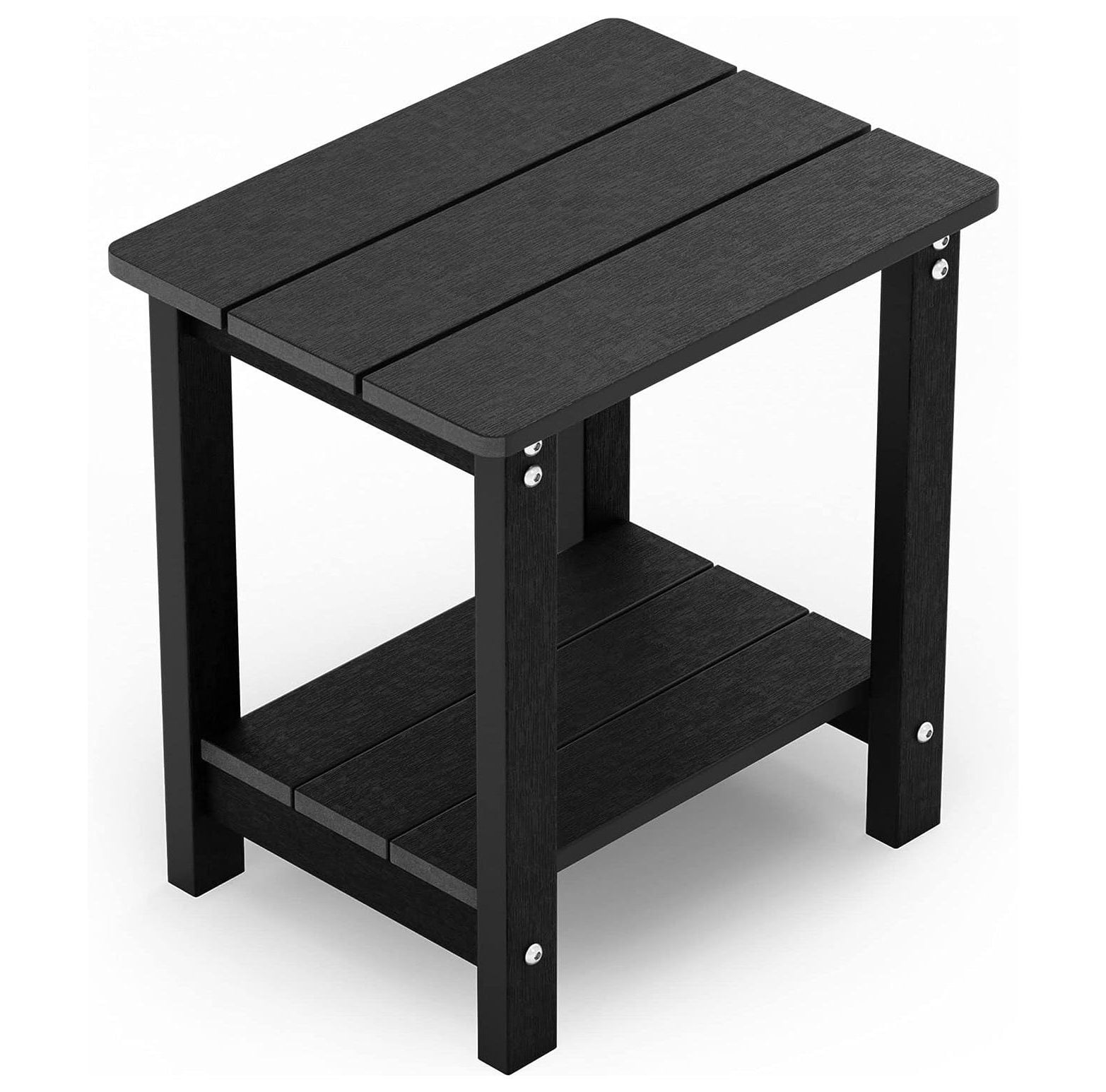 Adirondack Square Side Table, Plastic Outside Side Tables, 2Layer