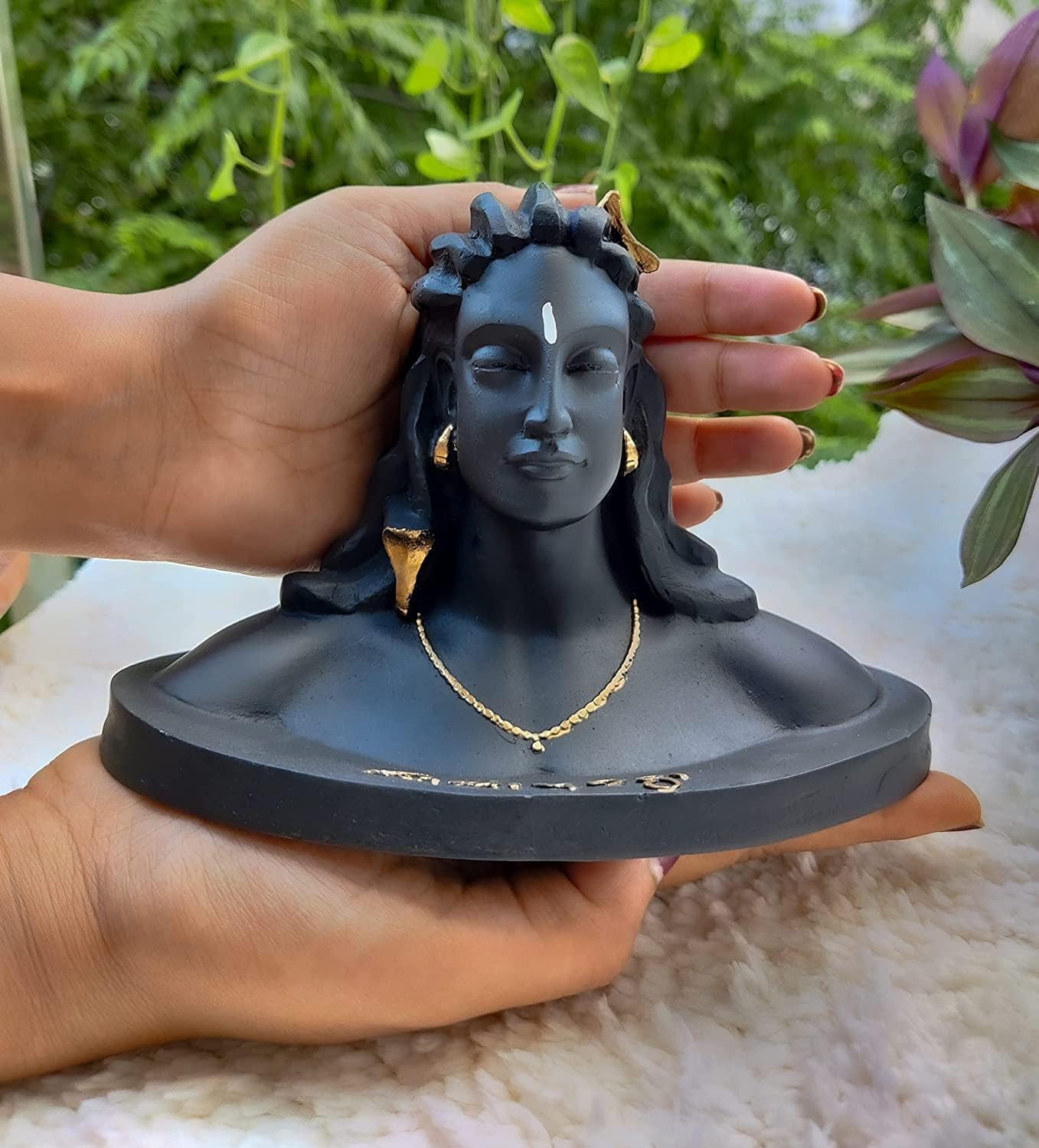 Adiyogi Shiva Statue for Car Accessories for Dash Board, Pooja & Gift