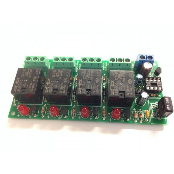 Adj, Alternating Relays, 4, 6v, PIC510 Kit
