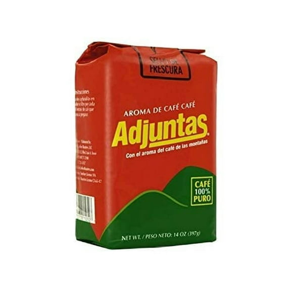Adjuntas Ground Coffee, 100% Pure, Medium Roast, 14 Ounce (Pack of 1)