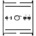 thumbnail image 1 of Adjust-A-Gate Black Steel Frame Gate Building Kit, 60"-96" Opening up to 5' High, 1 of 10