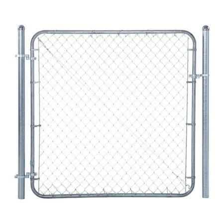 Adjust-A-Gate Fit-Right Chain Link Fence Walk-Through Gate Kit 24"-72" x 6'