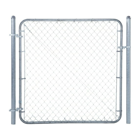 Adjust-A-Gate Fit-Right Chain Link Fence Walk-Through Gate Kit 24"-72" x 6'